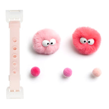 Load image into Gallery viewer, WiLLBee CLIPON Soft Mini with 5pcs Parts - Silicone Strap Grip Holder (Pink &amp; Pom Pom Doll Pink)
