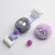 Load image into Gallery viewer, WiLLBee CLIPON Soft Mini with 5pcs Parts - Silicone Strap Grip Holder (Purple &amp; Pom Pom Doll Purple)
