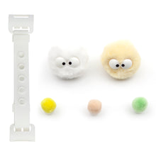 Load image into Gallery viewer, WiLLBee CLIPON Soft Mini with 5pcs Parts - Silicone Strap Grip Holder (White &amp; Pom Pom Doll White)
