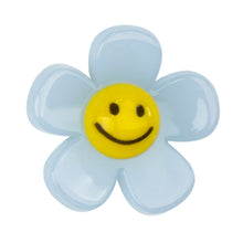 Load image into Gallery viewer, F-11 Fun Flower Clear Blue Small (2.5 X 2.5 Cm) WiLLBee CLIPON Charms
