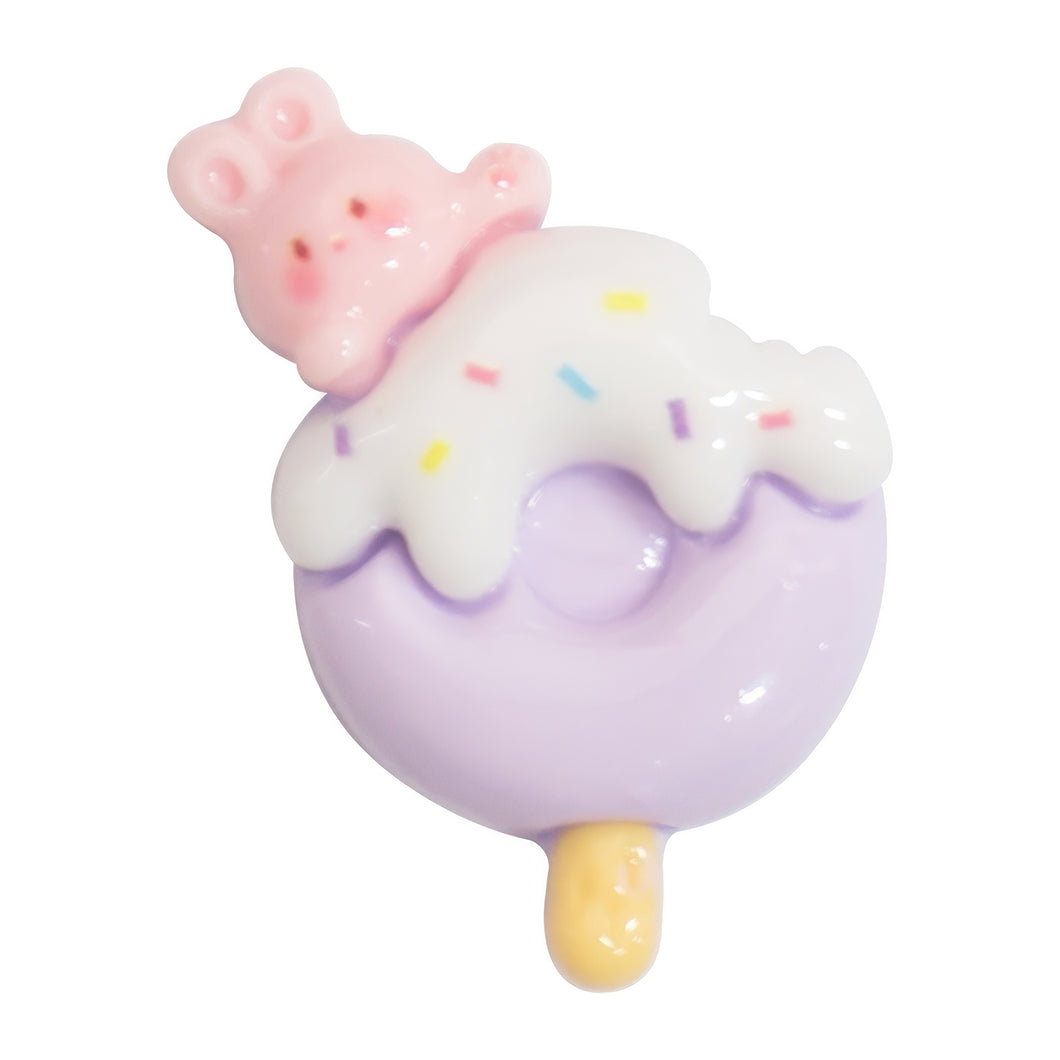 G-16 Ice Rabbit Donut (2.1 X 2.7 Cm) WiLLBee CLIPON Charms