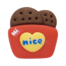 Load image into Gallery viewer, H-28 Double Biscuit Red (2 X 2 Cm) WiLLBee CLIPON Charms
