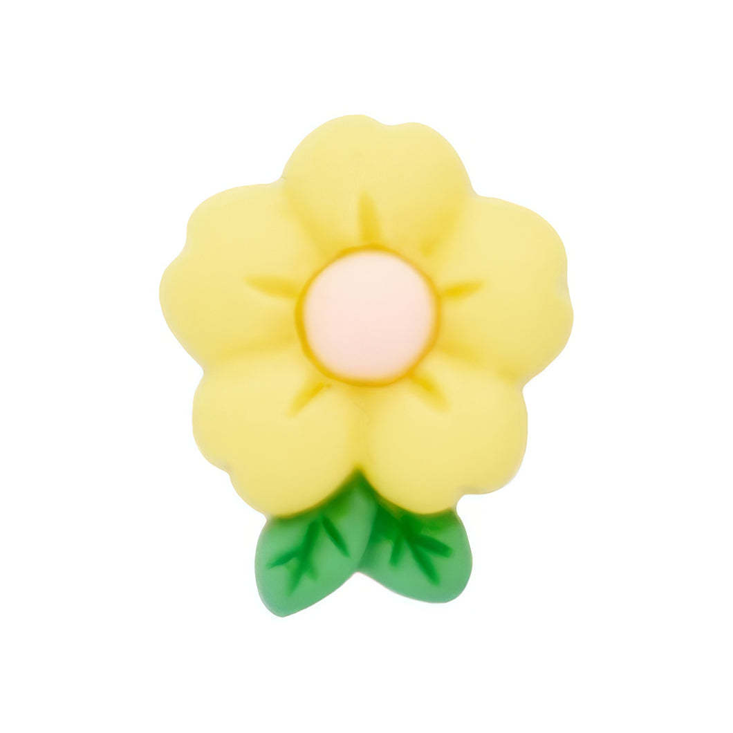 D-04 Small Flower Yellow (1.2 X 1.5 Cm) WiLLBee CLIPON Charms