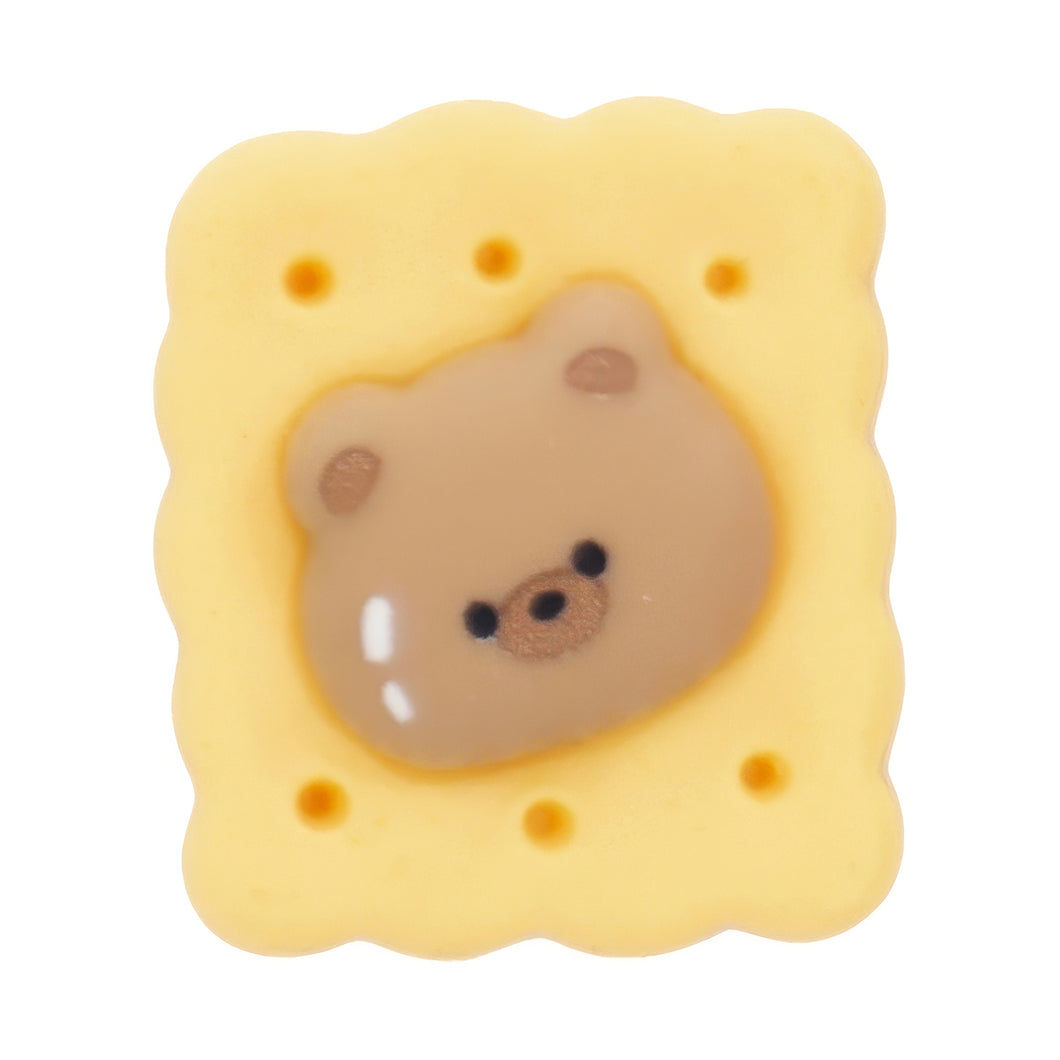 G-43 Biscuit Bear Cheese (1.8 X 2 Cm) WiLLBee CLIPON Charms