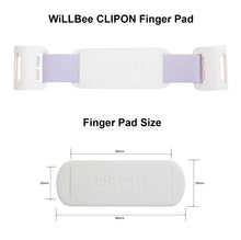 Load image into Gallery viewer, WiLLBee CLIPON Finger Pad (Device Size : 16-18cm) e-Book Smartphone Hand Strap Finger Grip Holder
