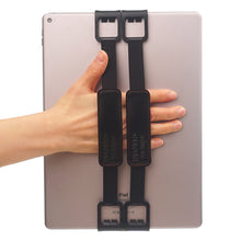 Load image into Gallery viewer, WiLLBee CLIPON Hand Pad Double (Device Size : 27-33cm) Tablet e-Book Hand Strap Finger Grip Holder
