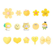 Load image into Gallery viewer, WiLLBee CLIPON Charms Shoe Decoration Parts Set - Happy Yellow 15pcs
