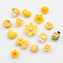 Load image into Gallery viewer, WiLLBee CLIPON Charms Shoe Decoration Parts Set - Happy Yellow 15pcs
