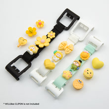 Load image into Gallery viewer, WiLLBee CLIPON Charms Shoe Decoration Parts Set - Happy Yellow 15pcs
