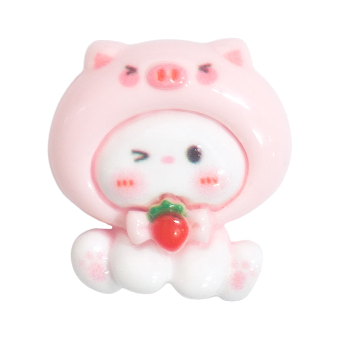 M-23 Animal Kids Pig (2.1 X 2.3 Cm) WiLLBee CLIPON Charms