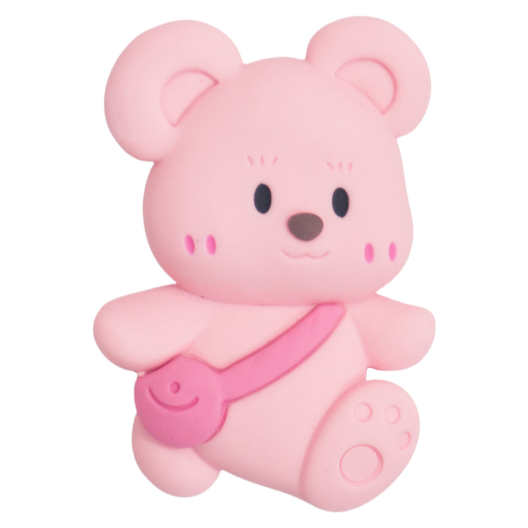 P-11 Big Bear With Bag Pink (3.7 X 5.3 Cm) WiLLBee CLIPON Charms