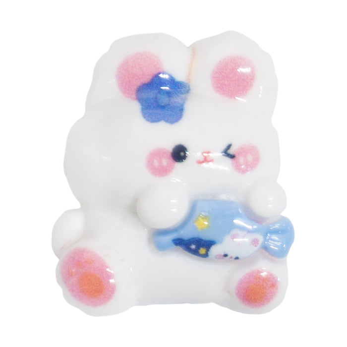 K-33 Blue Rabbit Candy Unwrapping (2 X 2.4 Cm) WiLLBee CLIPON Charms