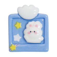 Load image into Gallery viewer, K-31 Blue Rabbit Frame (2.3 X 2.4 Cm) WiLLBee CLIPON Charms
