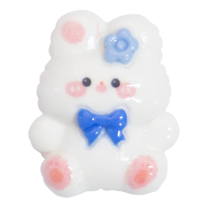 K-30 Blue Rabbit Ribbon (2.1 X 2.6 Cm) WiLLBee CLIPON Charms