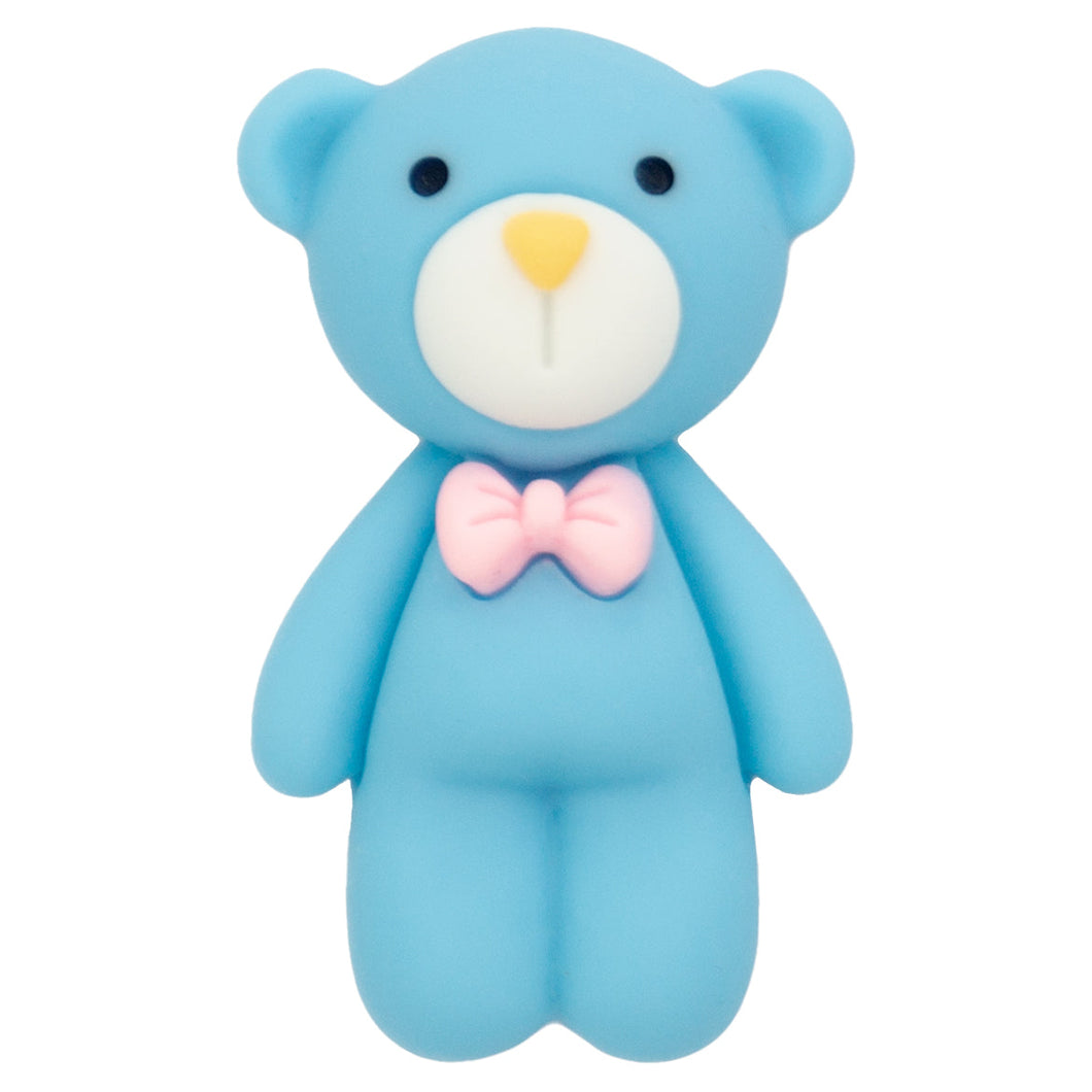 P-09 Bow Tie Big Bear Blue (2.8 X 4.8 Cm) WiLLBee CLIPON Charms