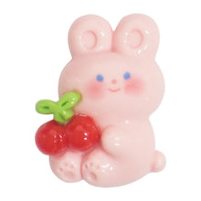 Load image into Gallery viewer, P-23 Cherry Rabbit Pink (2 X 2.5 Cm) WiLLBee CLIPON Charms
