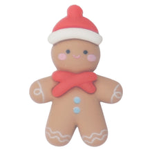 Load image into Gallery viewer, Q-62 Christmas Gingerbread Man (1.9 X 2.9 Cm) WiLLBee CLIPON Charms
