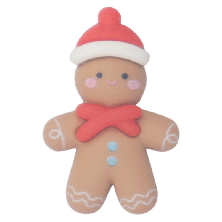 Q-62 Christmas Gingerbread Man (1.9 X 2.9 Cm) WiLLBee CLIPON Charms