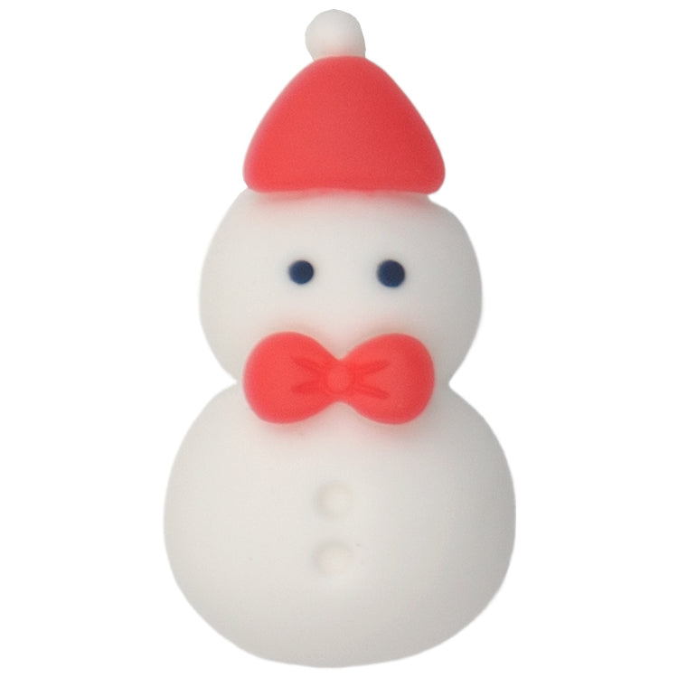 Q-58 Christmas Red Snowman (1.6 X 3 Cm) WiLLBee CLIPON Charms