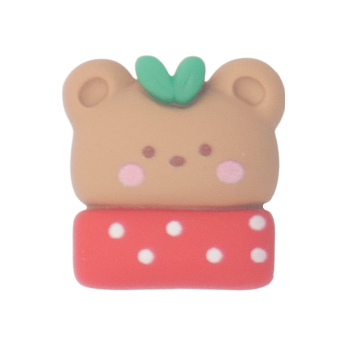 Q-61 Christmas Sprout Bear (1.9 X 2.1 Cm) WiLLBee CLIPON Charms