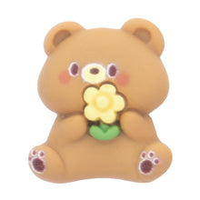 Load image into Gallery viewer, N-41 Cute Bear With Flower (2 X 2.3 Cm) WiLLBee CLIPON Charms
