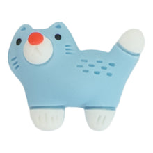 Load image into Gallery viewer, K-05 Cute Cat Blue (2.4 X 1.9 Cm) WiLLBee CLIPON Charms
