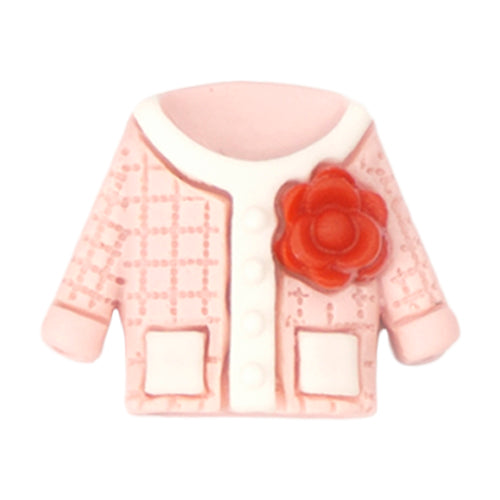 Y-01 Fashion Cardigan Pink (2.4 X 1.9 Cm) WiLLBee CLIPON Charms