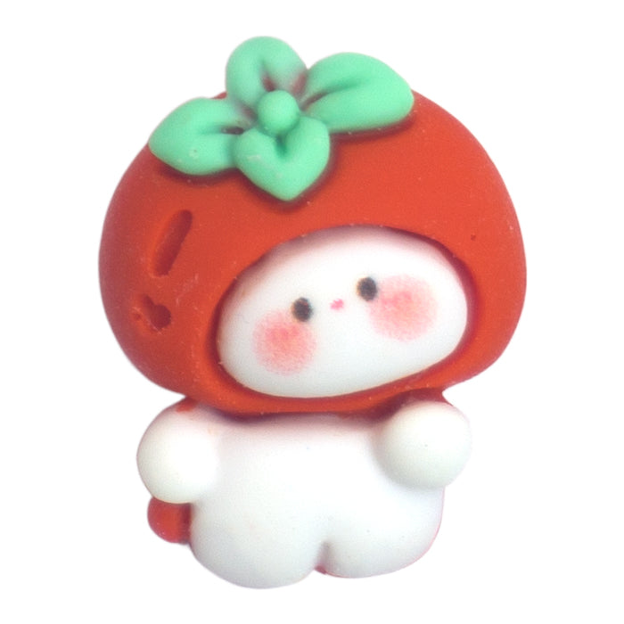 N-04 Fruit Kids Tomato (2 X 2.5 Cm) WiLLBee CLIPON Charms