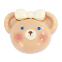 Load image into Gallery viewer, M-12 Glossy Face Bear Ribbon (2.2 X 2 Cm) WiLLBee CLIPON Charms
