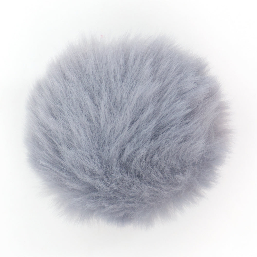 W-20 Long Hair Pompom Gray (4.5 X 4.5 Cm) WiLLBee CLIPON Charms