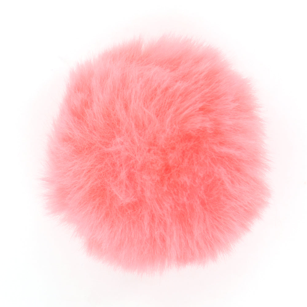 W-15 Long Hair Pompom Hot Pink (4.5 X 4.5 Cm) WiLLBee CLIPON Charms