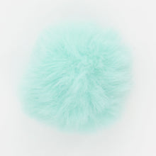 Load image into Gallery viewer, W-16 Long Hair Pompom Mint (4.5 X 4.5 Cm) WiLLBee CLIPON Charms
