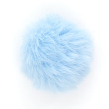 Load image into Gallery viewer, W-18 Long Hair Pompom Sky Blue (4.5 X 4.5 Cm) WiLLBee CLIPON Charms
