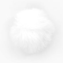 Load image into Gallery viewer, W-11 Long Hair Pompom White (4.5 X 4.5 Cm) WiLLBee CLIPON Charms
