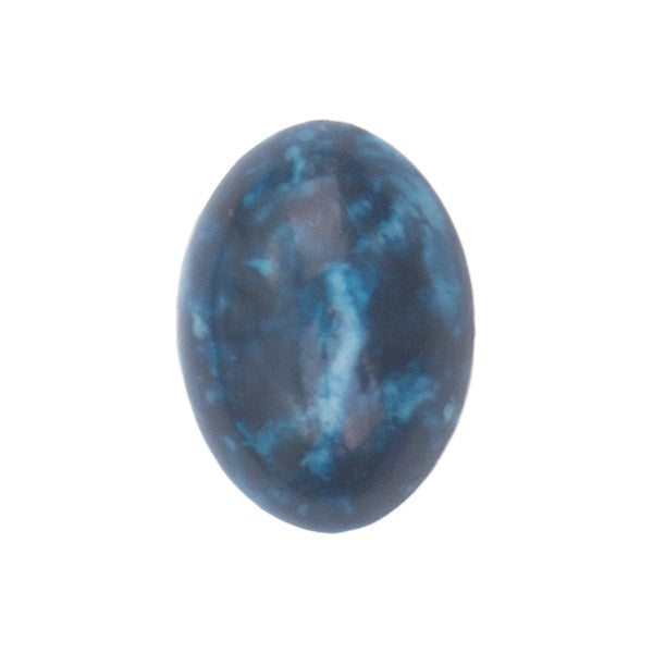 S-36 Marble Stone Oval Blue (1.2 X 1.7 Cm) WiLLBee CLIPON Charms