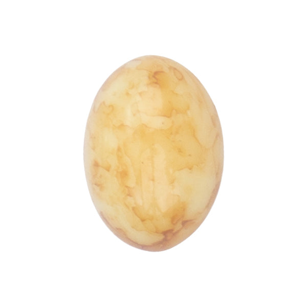 S-32 Marble Stone Oval Brown (1.2 X 1.7 Cm) WiLLBee CLIPON Charms