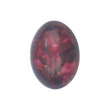 Load image into Gallery viewer, S-31 Marble Stone Oval Red (1.2 X 1.7 Cm) WiLLBee CLIPON Charms
