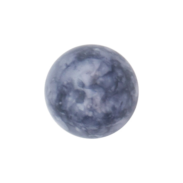 S-30 Marble Stone Round Gray (1.4 X 1.4 Cm) WiLLBee CLIPON Charms