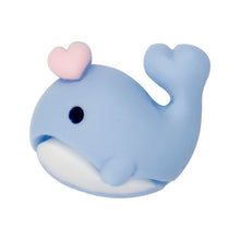 Load image into Gallery viewer, Q-44 Mini Heart Whale (2.2 X 2 Cm) WiLLBee CLIPON Charms
