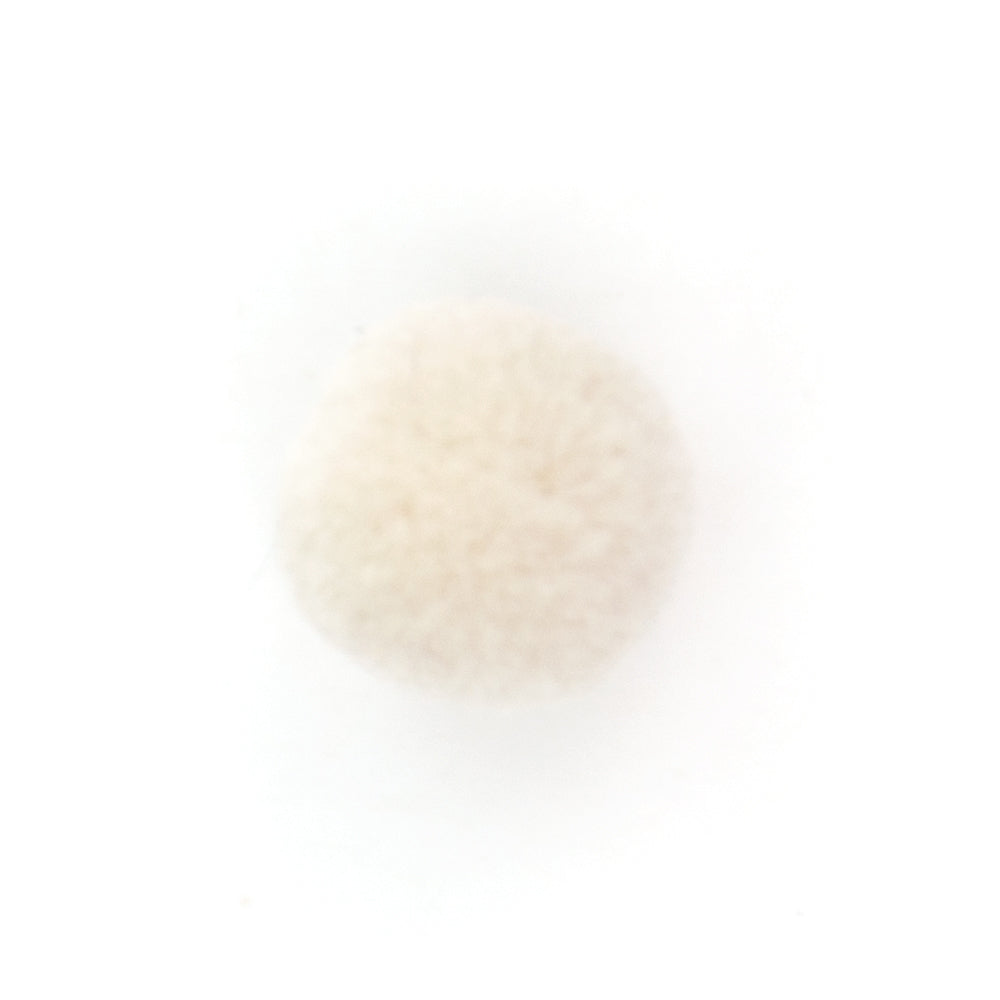 V-02 Mini Pompom Beige (1.5 X 1.5 Cm) WiLLBee CLIPON Charms