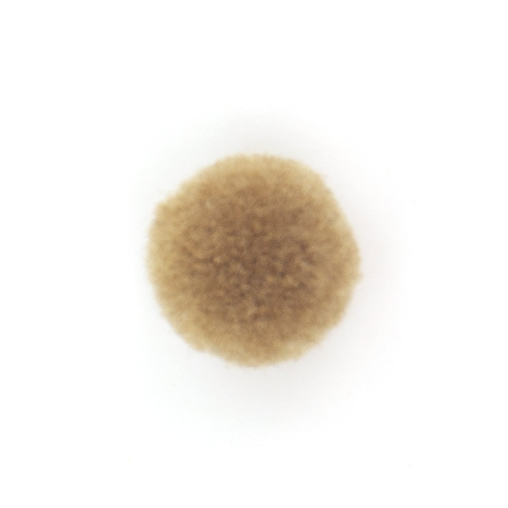 V-04 Mini Pompom Brown (1.5 X 1.5 Cm) WiLLBee CLIPON Charms