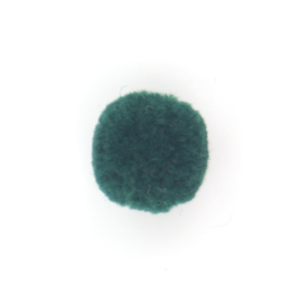 V-21 Mini Pompom Dark Green (1.5 X 1.5 Cm) WiLLBee CLIPON Charms