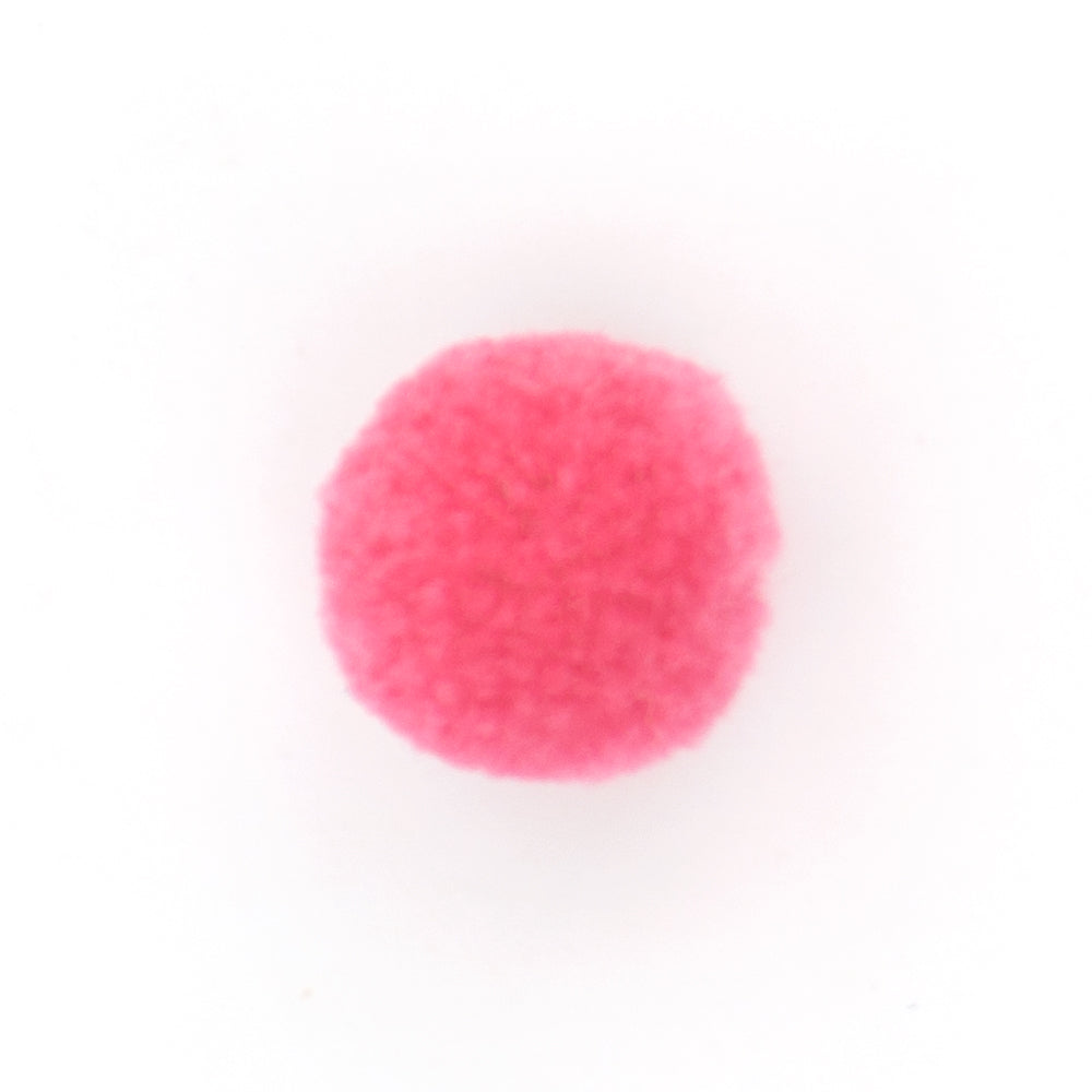 V-09 Mini Pompom Hot Pink (1.5 X 1.5 Cm) WiLLBee CLIPON Charms