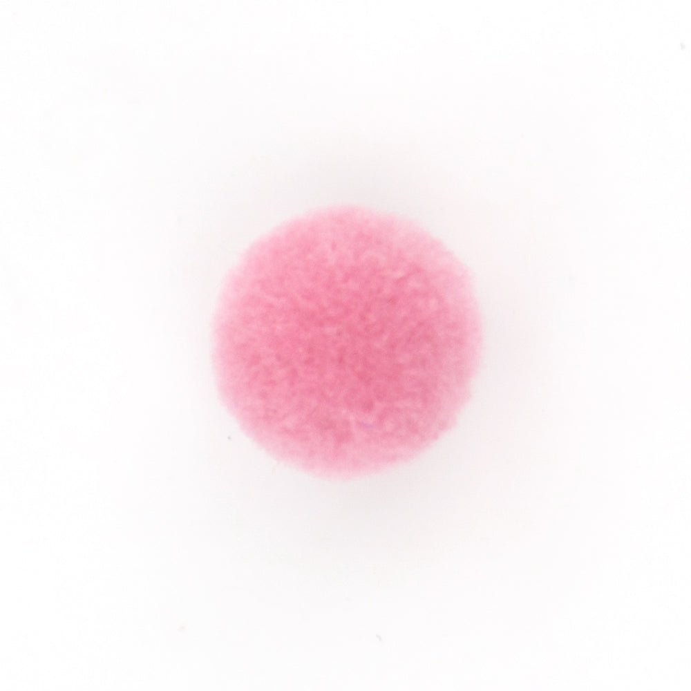 V-08 Mini Pompom Mauve Pink (1.5 X 1.5 Cm) WiLLBee CLIPON Charms