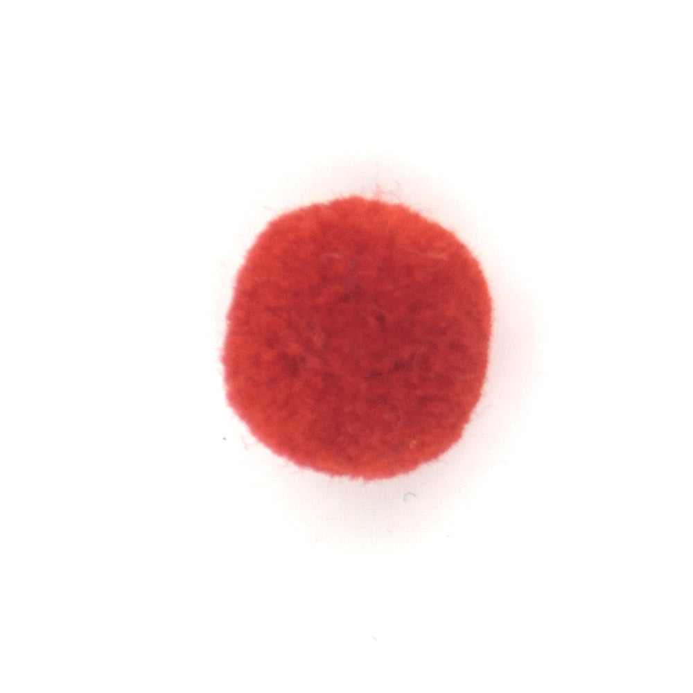 V-10 Mini Pompom Red (1.5 X 1.5 Cm) WiLLBee CLIPON Charms