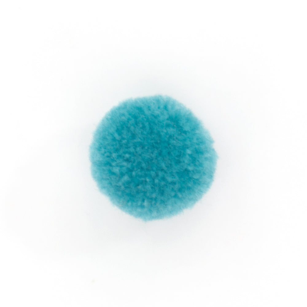 V-20 Mini Pompom Turquoise (1.5 X 1.5 Cm) WiLLBee CLIPON Charms