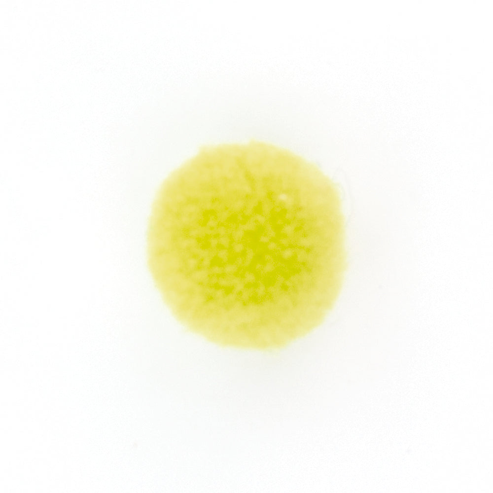 V-16 Mini Pompom Yellow Green (1.5 X 1.5 Cm) WiLLBee CLIPON Charms