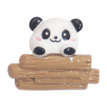 Load image into Gallery viewer, P-35 Panda Log (2.6 X 2.3 Cm) WiLLBee CLIPON Charms
