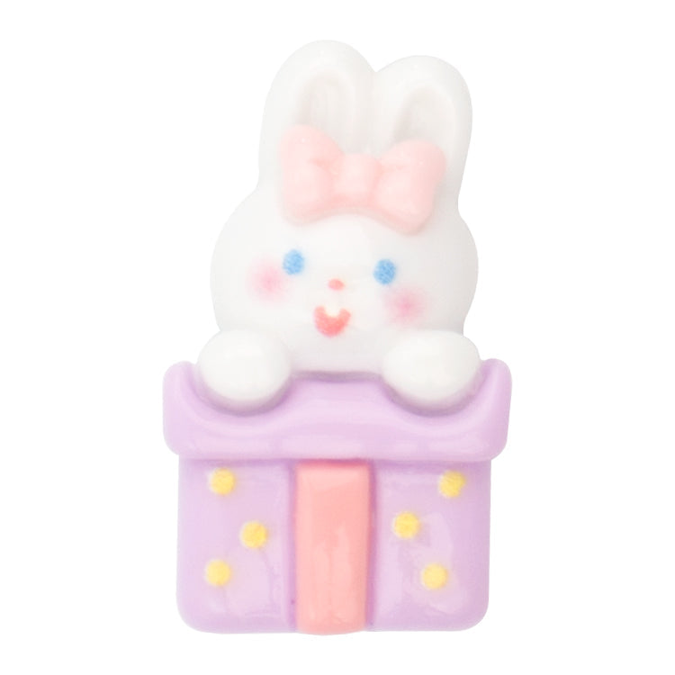 M-19 Party Gift Box Rabbit (1.7 X 2.9 Cm) WiLLBee CLIPON Charms