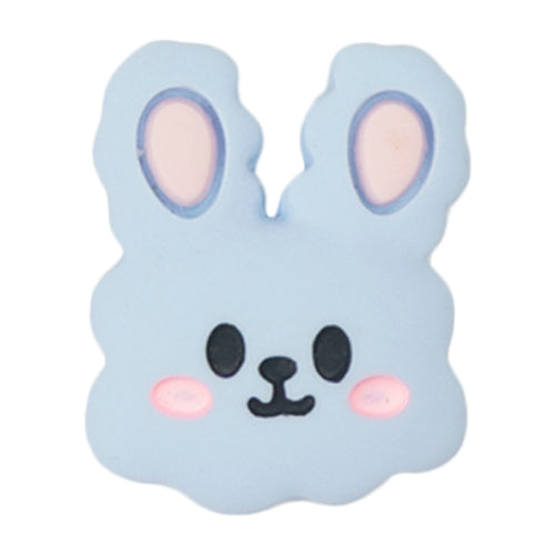 L-13 Pastel Face Rabbit Blue (1.9 X 2.4 Cm) WiLLBee CLIPON Charms